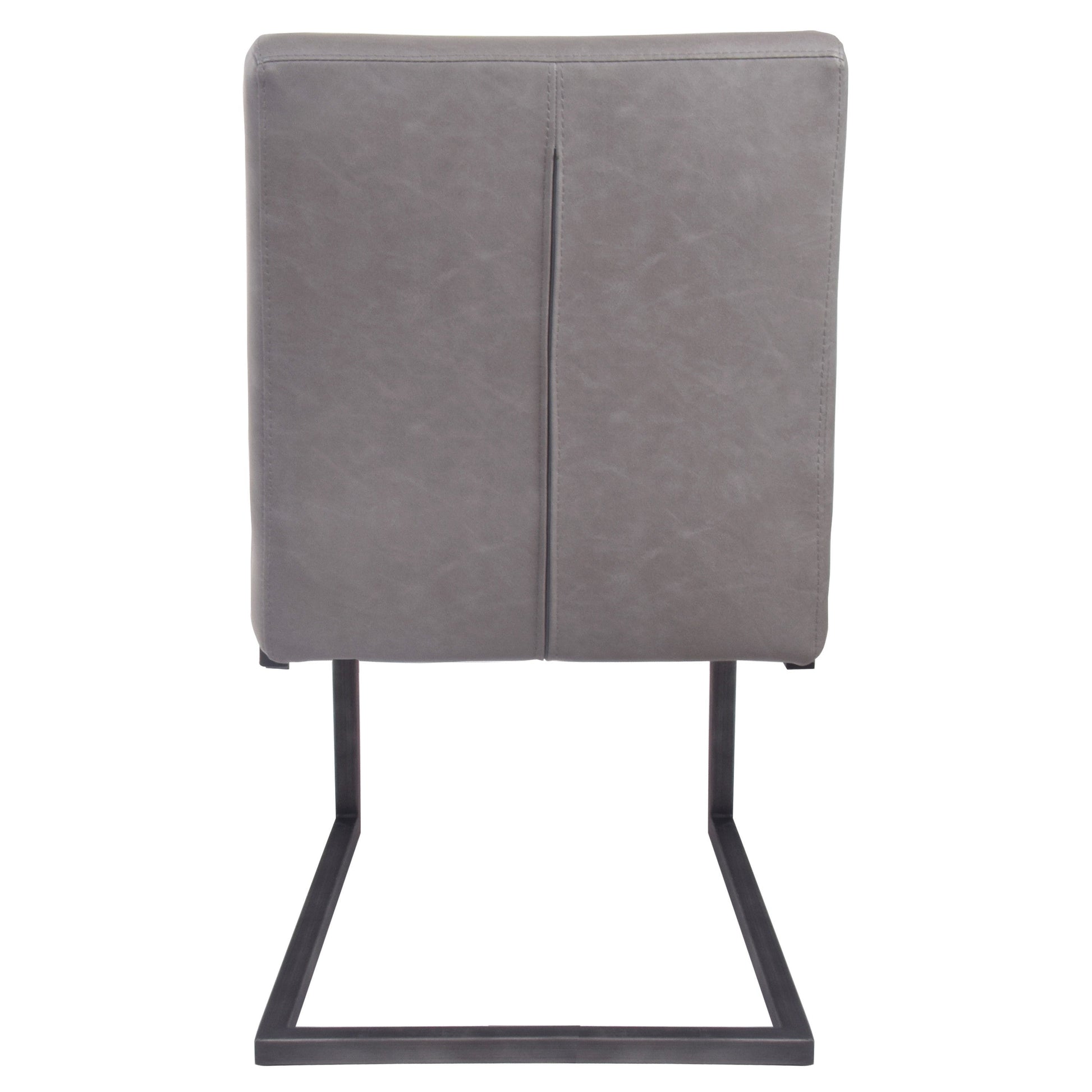 Ronan Polyurethane Dining Chair Antique Graphite Grey by Homeportonline