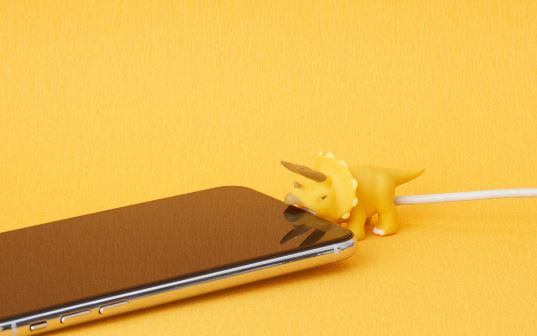 Cable Bite iPhone Dinosaur Triceratops by Homeportonline