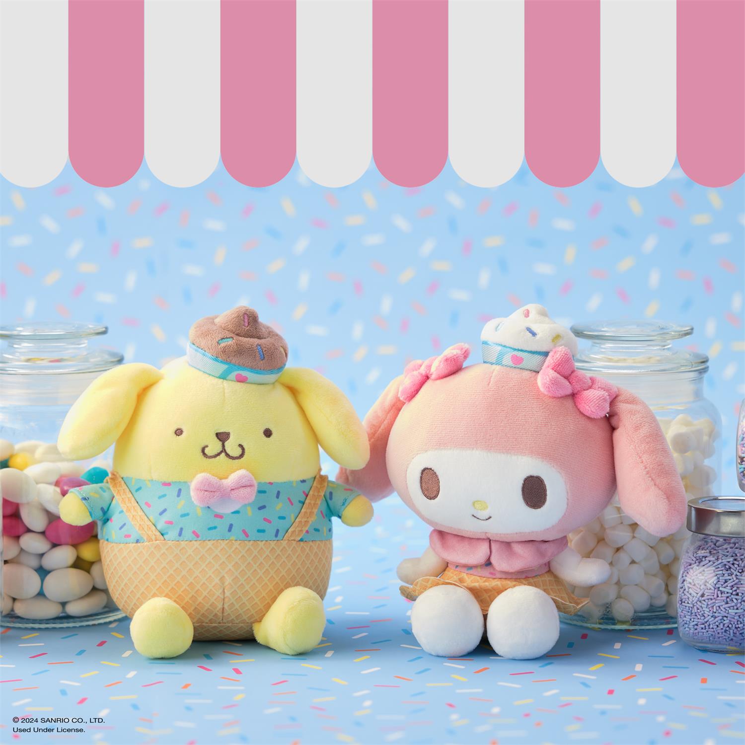 Plush Sanrio Pompompurin Ice Cream 6" by Homeportonline