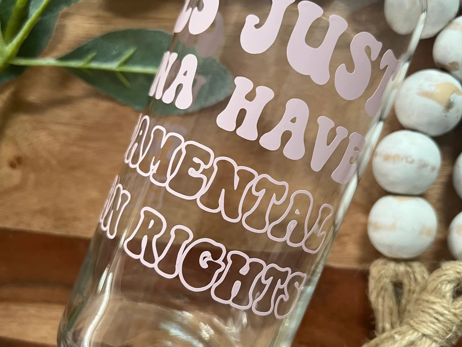Boho Sips Glass Cups 16 oz