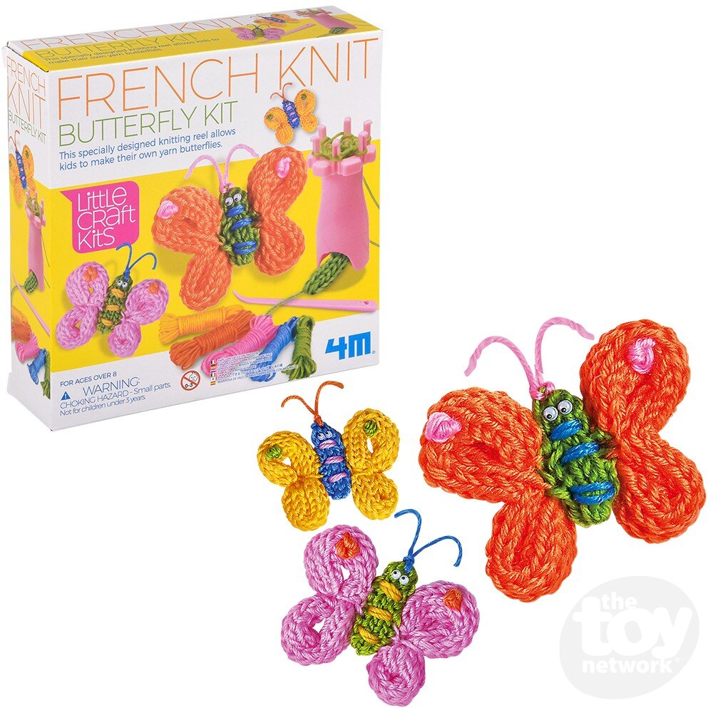 4M Little Craft French Knit Butterfly Kit by Homeportonline