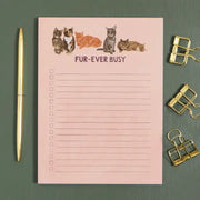 Fur-Ever Busy Cats To-Do Notepad