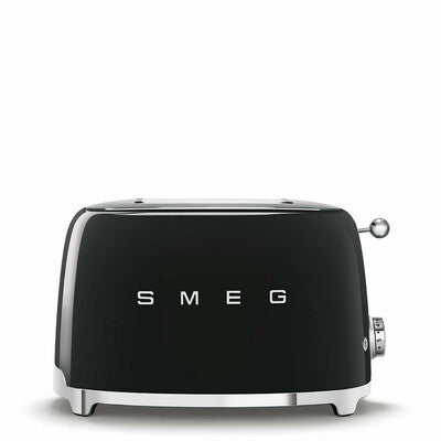 50's Retro Style Aesthetic 2 Slice Toaster - Black by Homeportonline