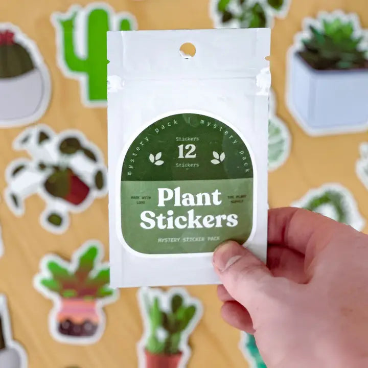 Plant Sticker Pack - Houseplant Sticker Mystery Pack