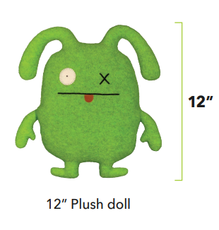 Uglydoll Plush Ox 12" by Homeportonline