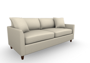 Bayment Sleeper Sofa Full Size Memory Foam Mattress Pepper Dark Walnut Leg by Homeportonline