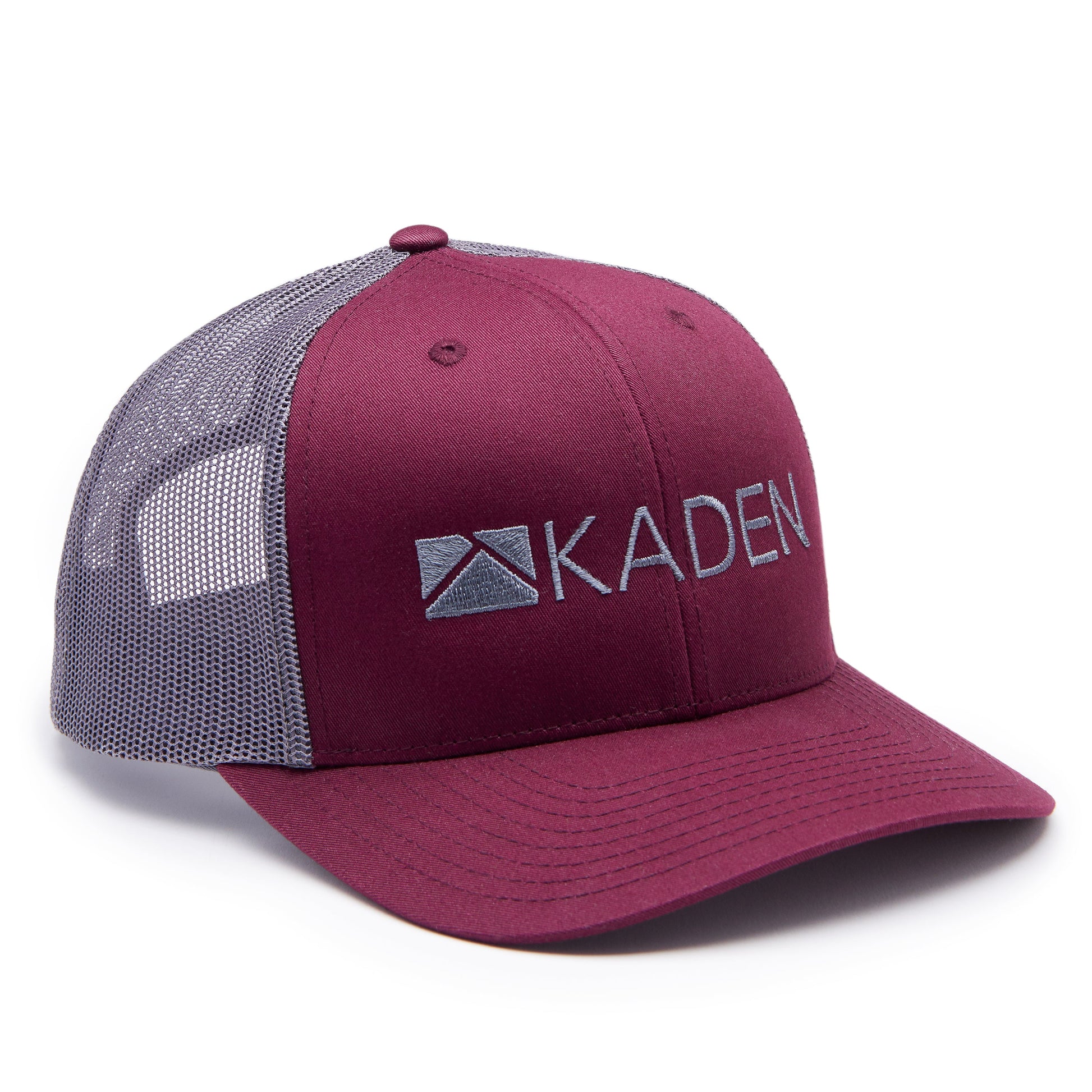 Trucker Hat - Burgundy by Kaden Apparel