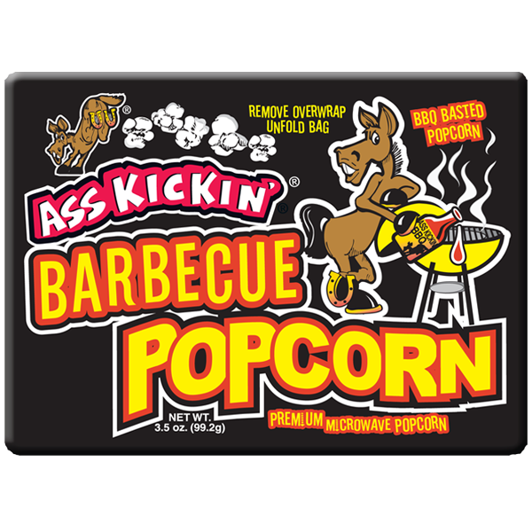 Food Kit Popcorn Ass Kickin Bbq by Homeportonline
