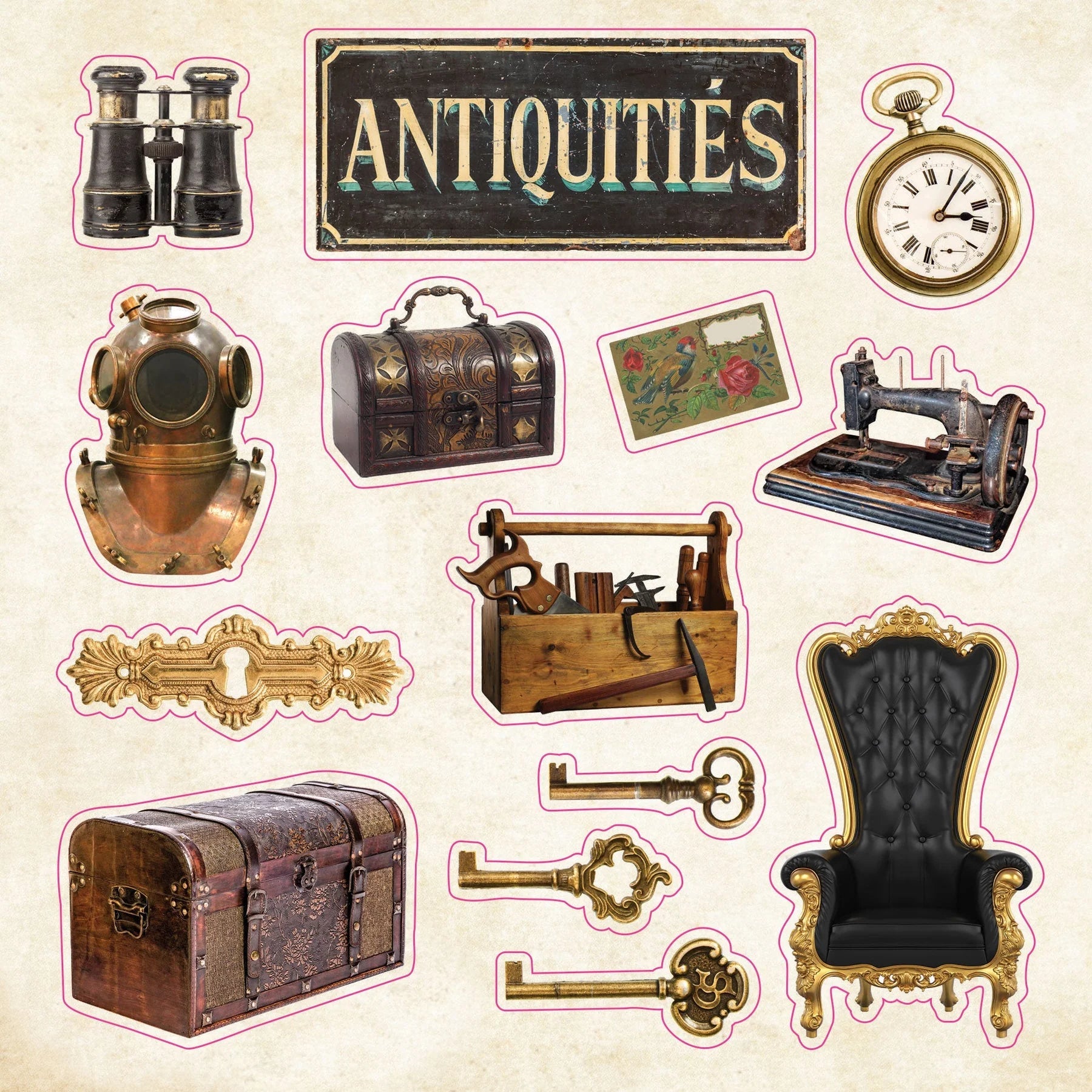 Sticker Book Curiosities by Homeportonline
