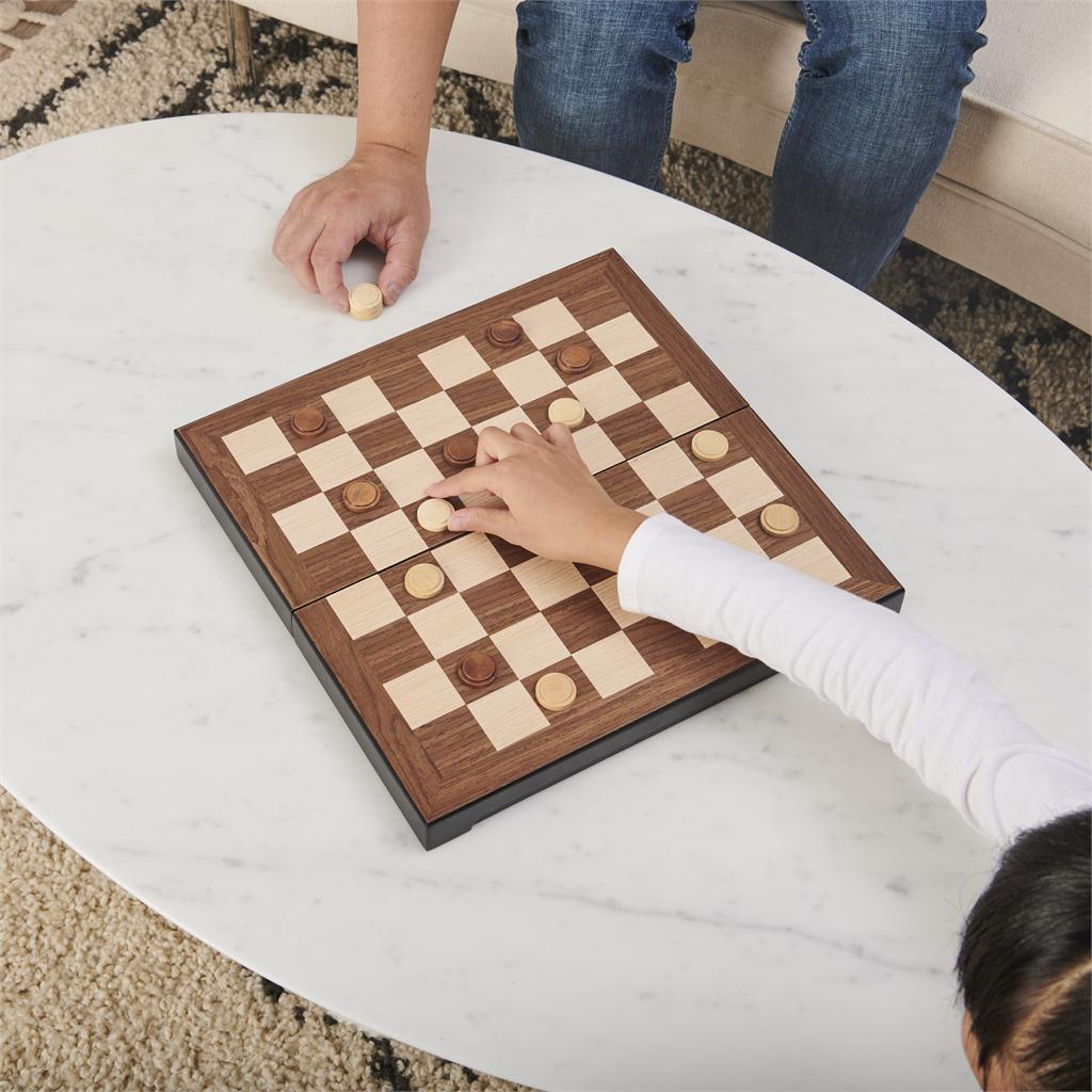 Game Chess & Checkers Deluxe Folding Board Cardinal Legacy by Homeportonline