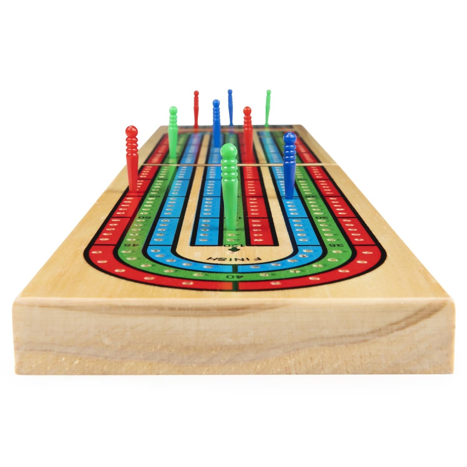 Game Cardinal Classics Cribbage Wooden Board Folding With Cards