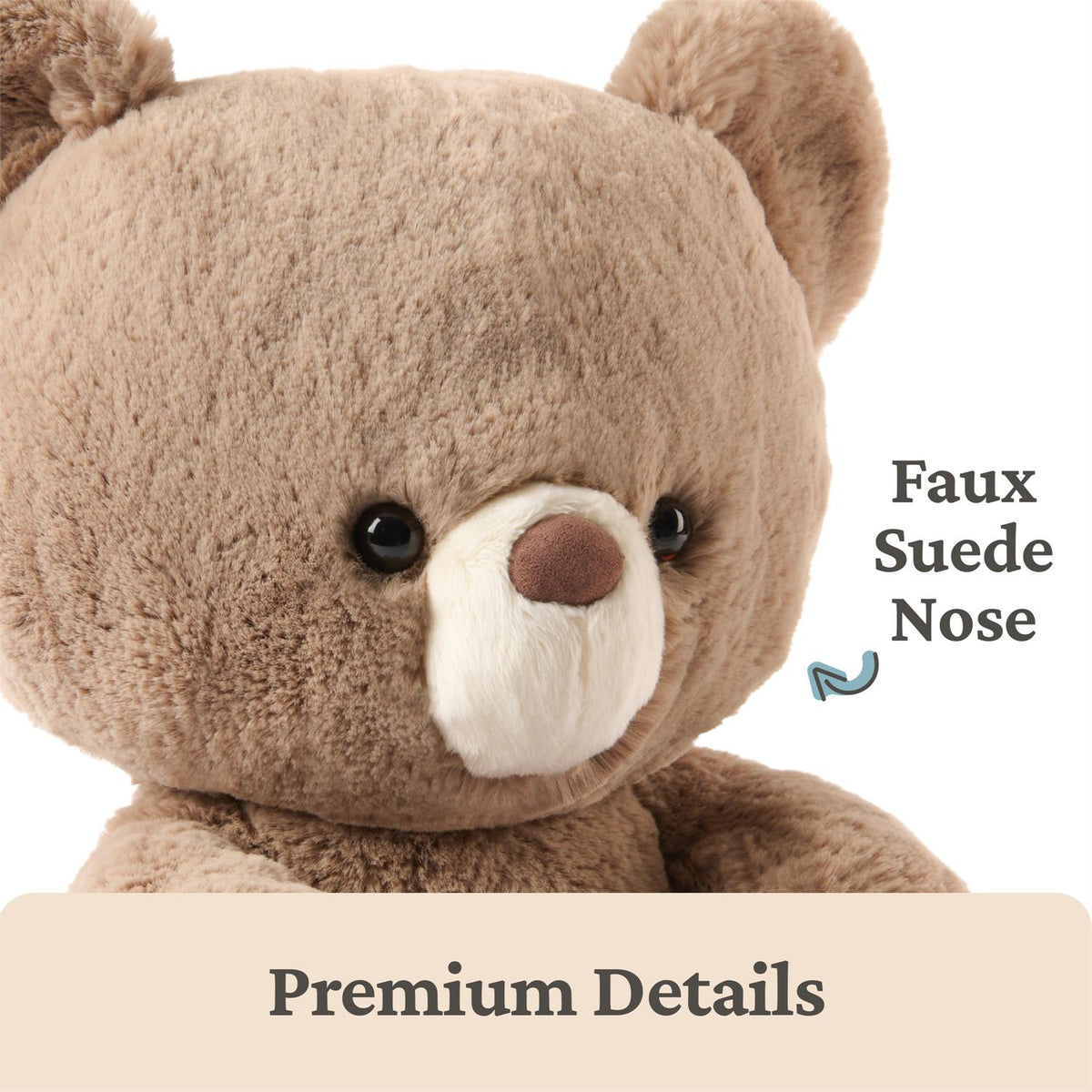 Plush Forever Friends Promise Bear Kai Taupe 12"