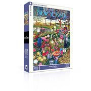 New York Puzzle Company Flower Garden 1000 Piece Jigsaw Puzzle