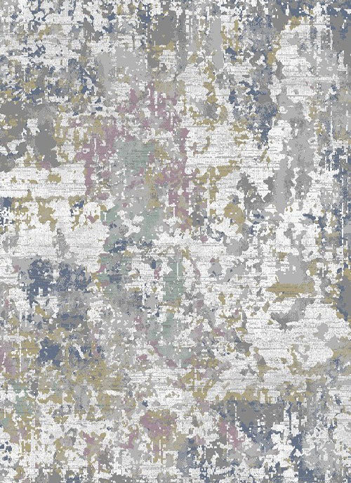 Lavinia Rug Multi Color Sponge Pattern 3'11" x 5'3" by Homeportonline