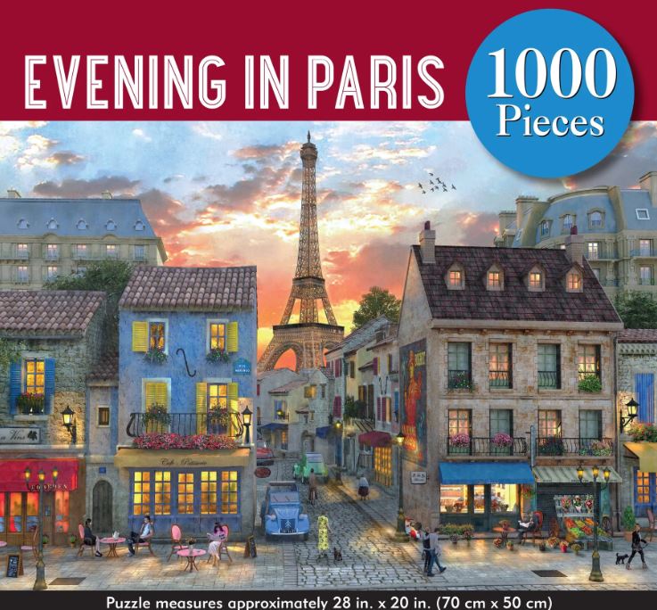 Puzzle 1000 Piece Evening in Paris by Homeportonline