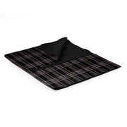 The Blanket Tote - Black Tartan by Homeportonline