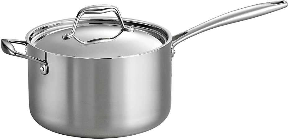 Tri-Ply Stainless Steel Saucepan by Kiss the Cook