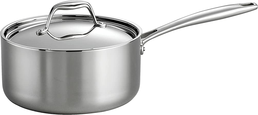 Tri-Ply Stainless Steel Saucepan by Kiss the Cook