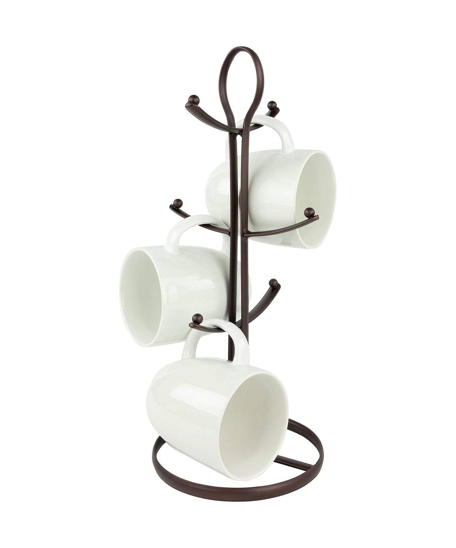 Kitchen Storage - Mug Holder Bronze 16"H by Homeportonline