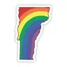 Vermont Rainbow Sticker by Wild Lark