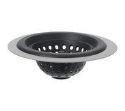 Sink Strainer - Silicone & Metal Charcoal by Homeportonline