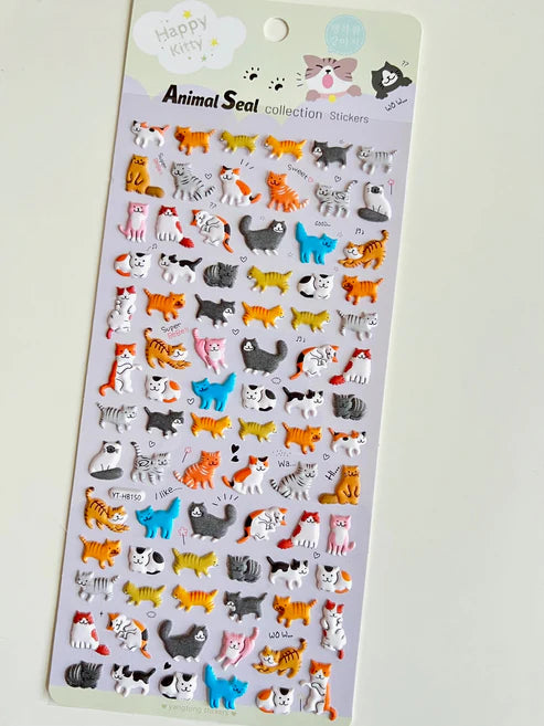 Stickers Kitten Puffy by Homeportonline