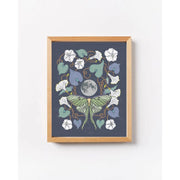 Luna Moth Moonflower Art Print (8x10)