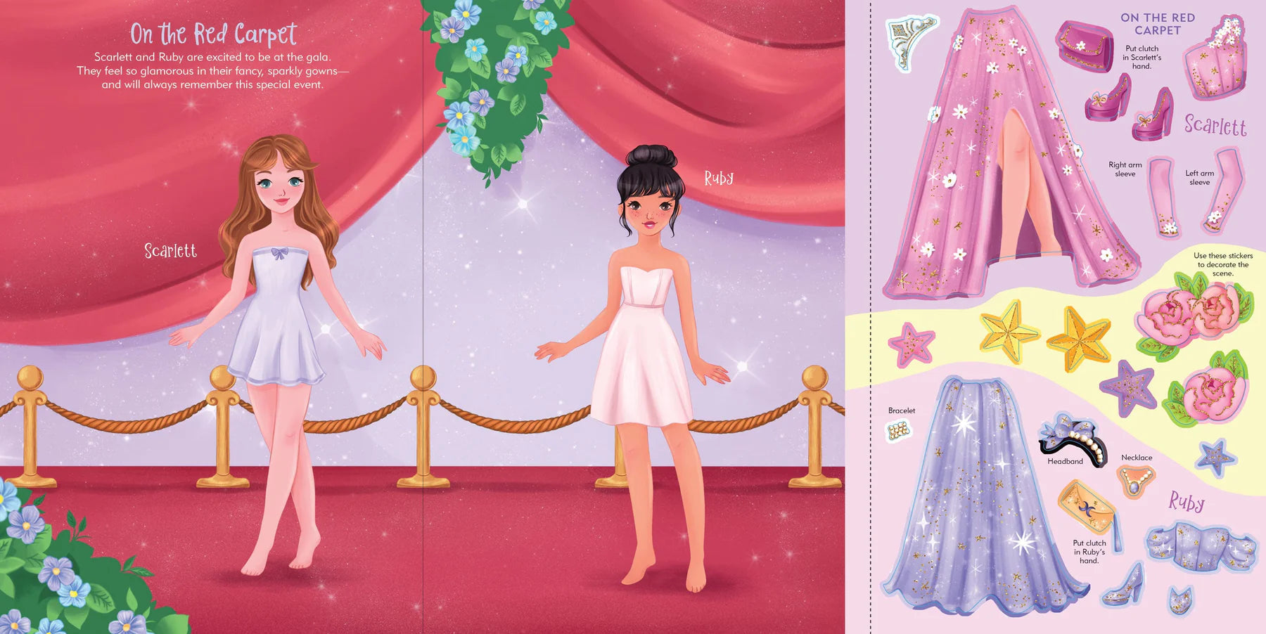 Sticker Doll Dress Up Book Fashion by Homeportonline