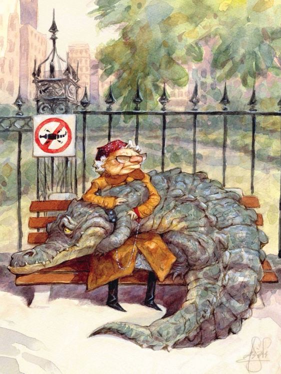 New Yorker Puzzle 500 Piece Crocodile Tears by Homeportonline