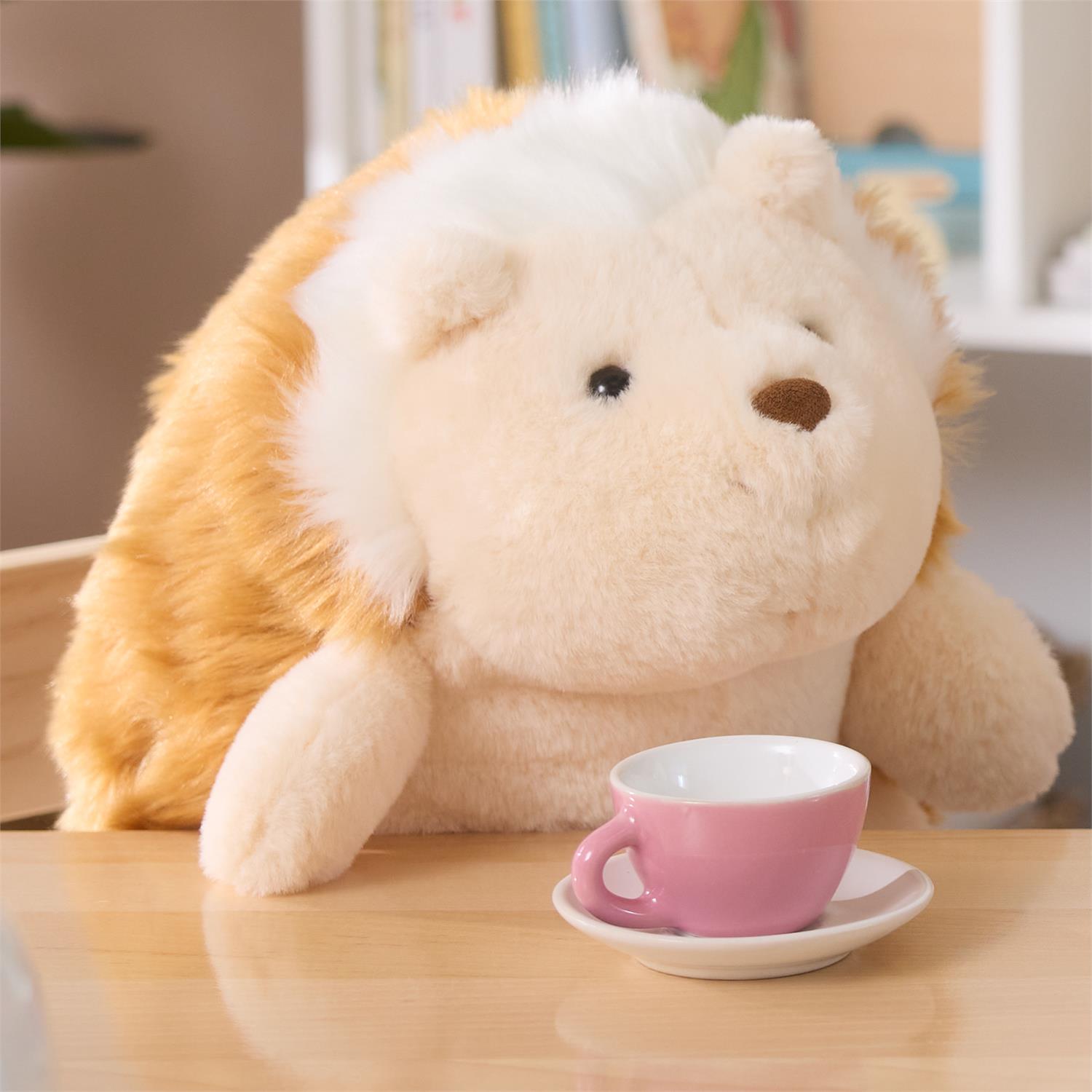 Plush Snuffles & Friends Hedgehog Tea 10" by Homeportonline