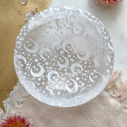 Celestial Selenite Crystal Jewelry Bowl Trinket Dish