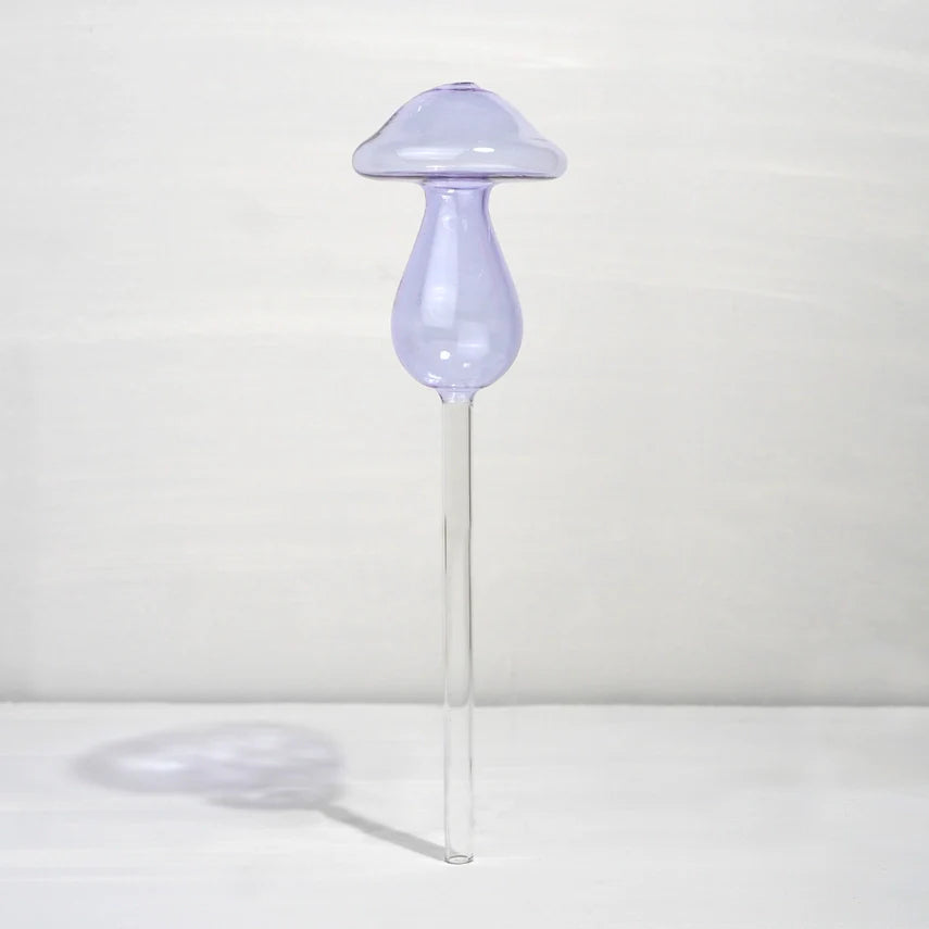 Mushroom Self Watering Glass