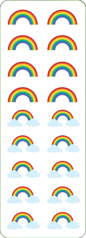Sticker Set Rainbows by Homeportonline