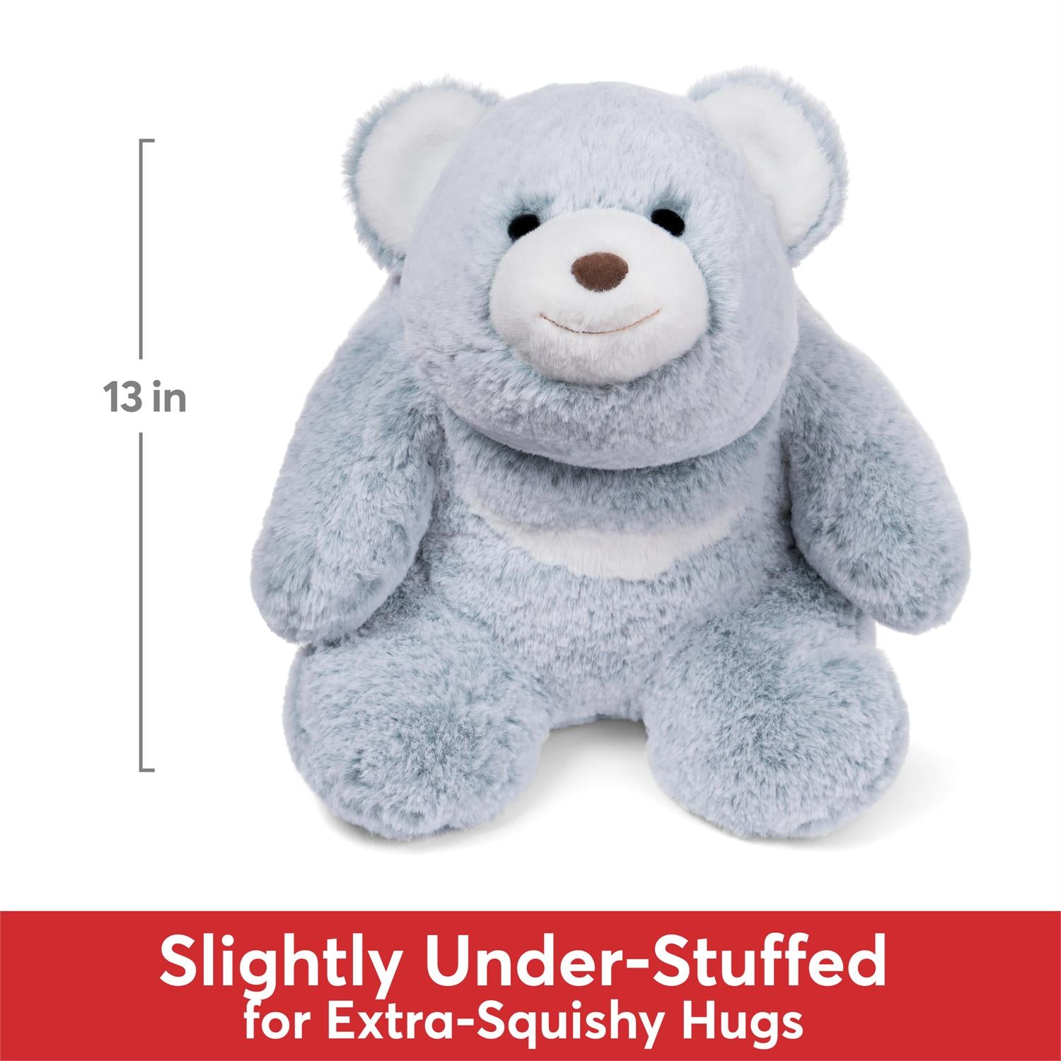 Plush Snuffles Bear Two Tone Ice Blue 13" by Homeportonline