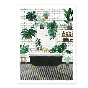 Bathroom Print by Wild Lark