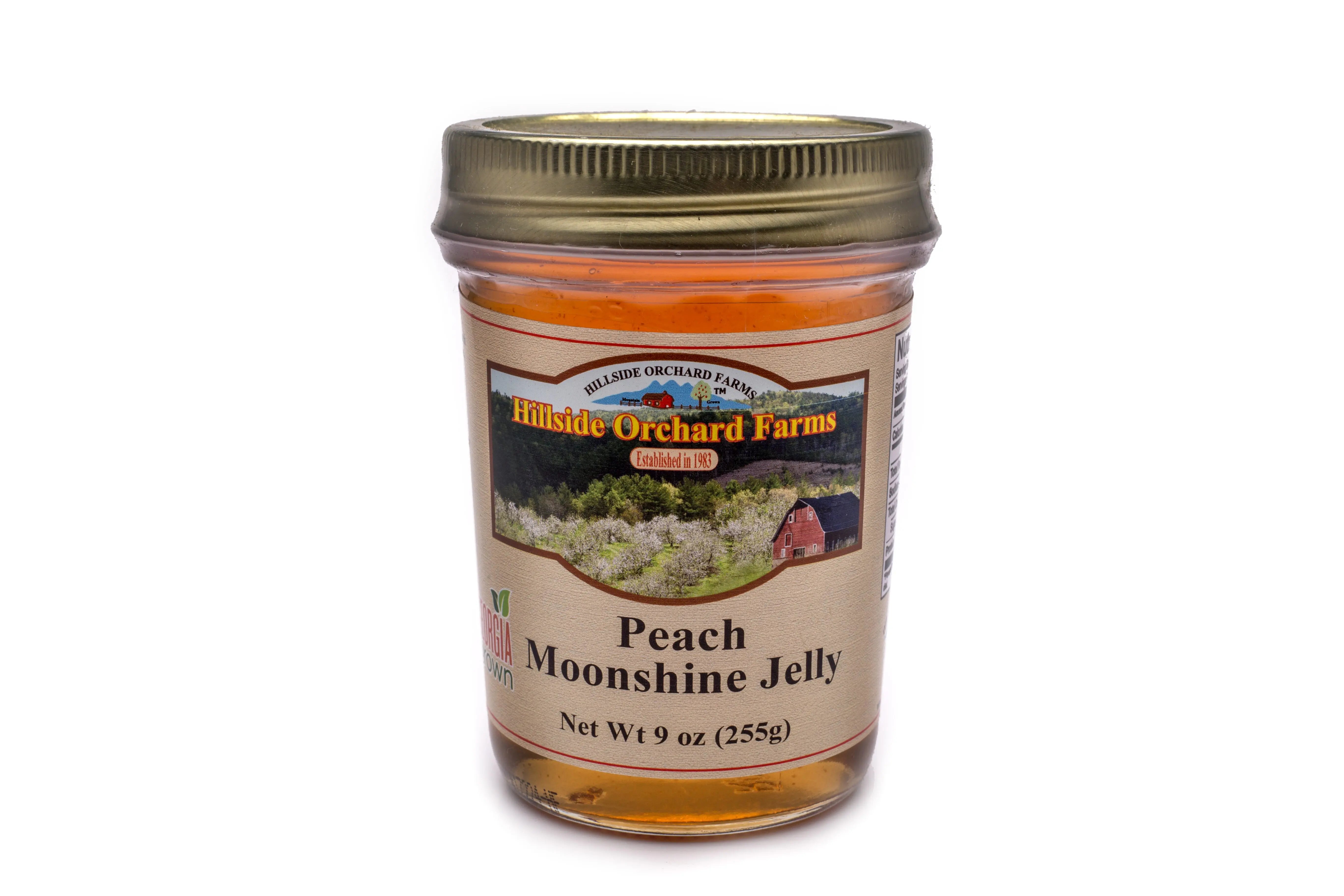 Peach Moonshine Jelly 9oz by Homeportonline