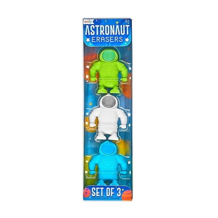 Astronaut Erasers - Set of 3 (Other)