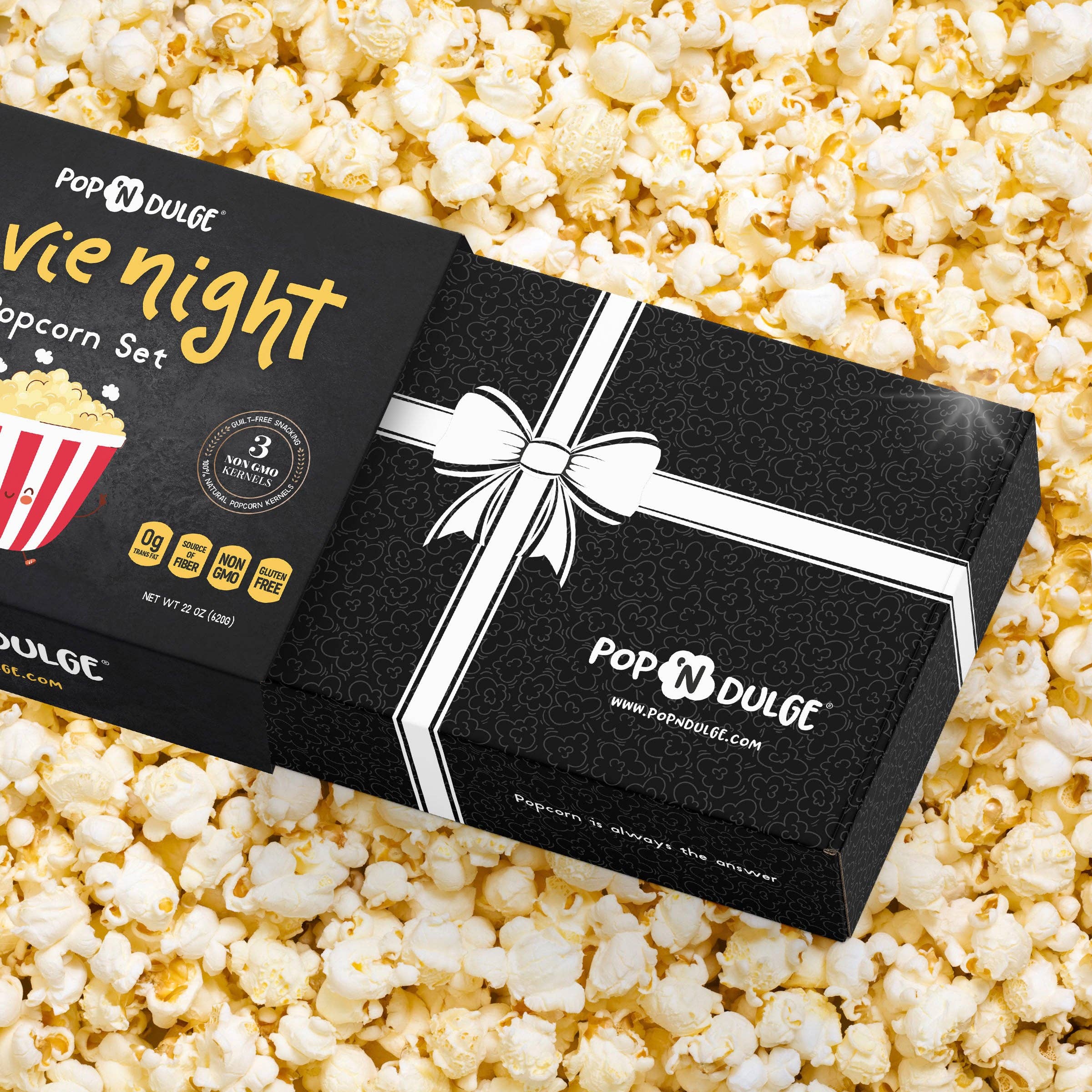 Pop 'N Dulge - Movie Night Gift Basket Popcorn Gift Set by SidePony Boutique