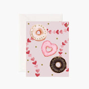 Gold Foiled I'm Donuts About You! - Greeting Card