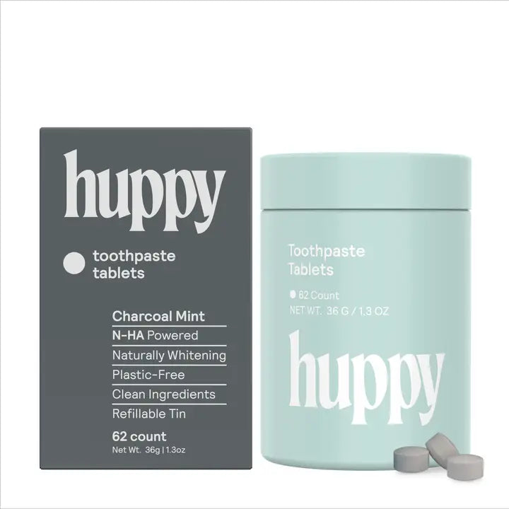 Huppy Fluoride-Free Toothpaste Tablets