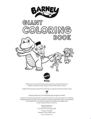 Barney: Giant Coloring Book
