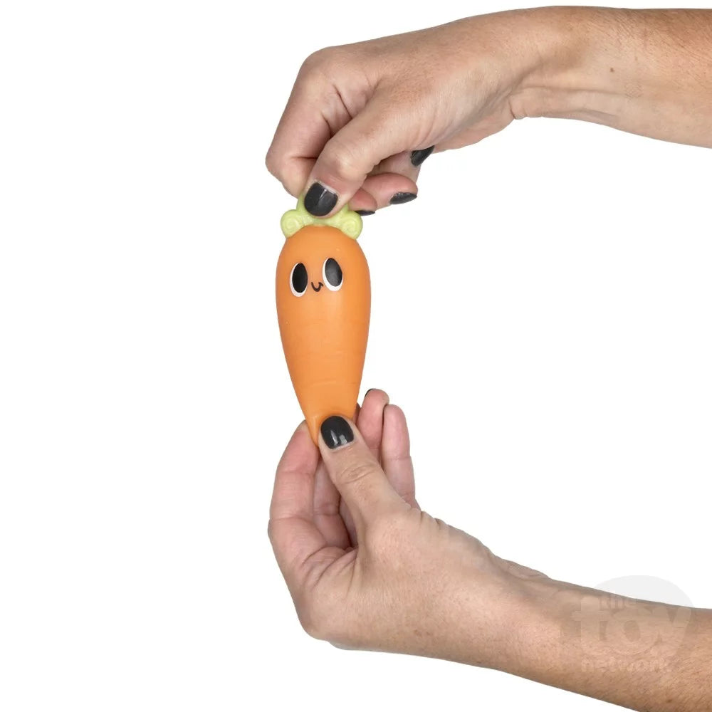 Easter Squish & Stretch Carrot 3.5" Sold Individually by Homeportonline