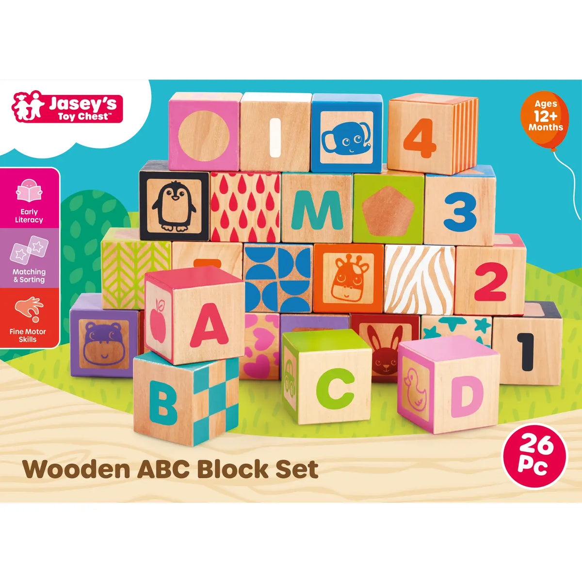 Wooden ABC Block Set
