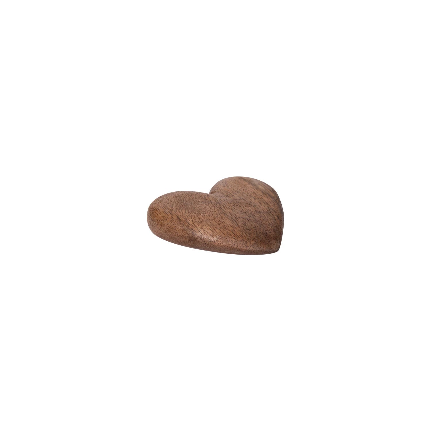 Decorative Mango Wood Heart 4.25" Long by Homeportonline