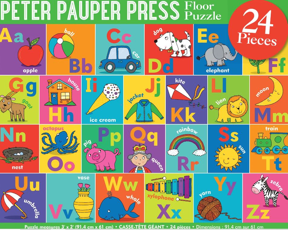 Puzzle Kid's Floor 24 Piece Alphabet by Homeportonline