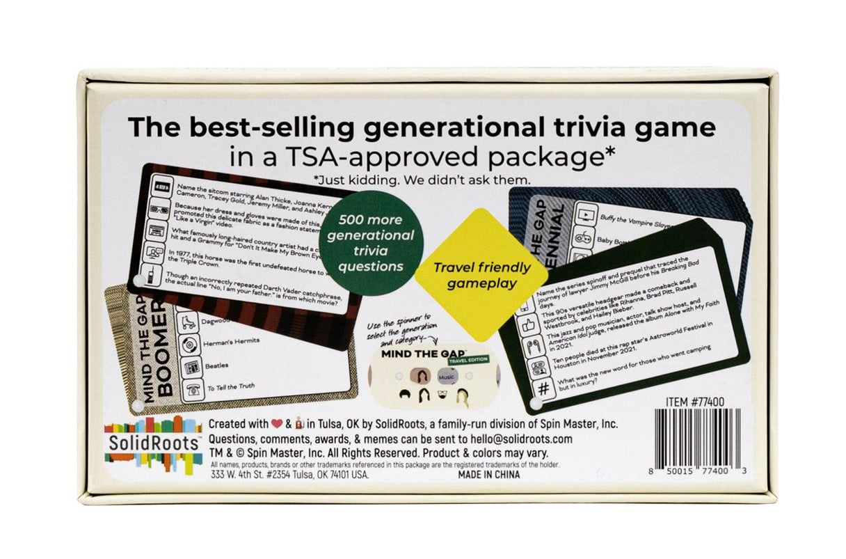 Game Mind The Gap Travel Edition by Homeportonline