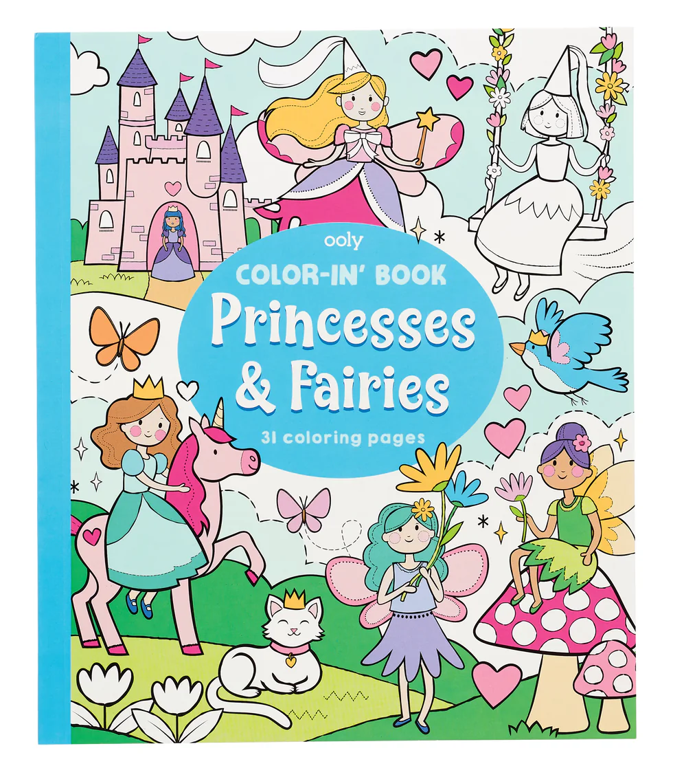 Coloring Book Princesses & Fairies by Homeportonline
