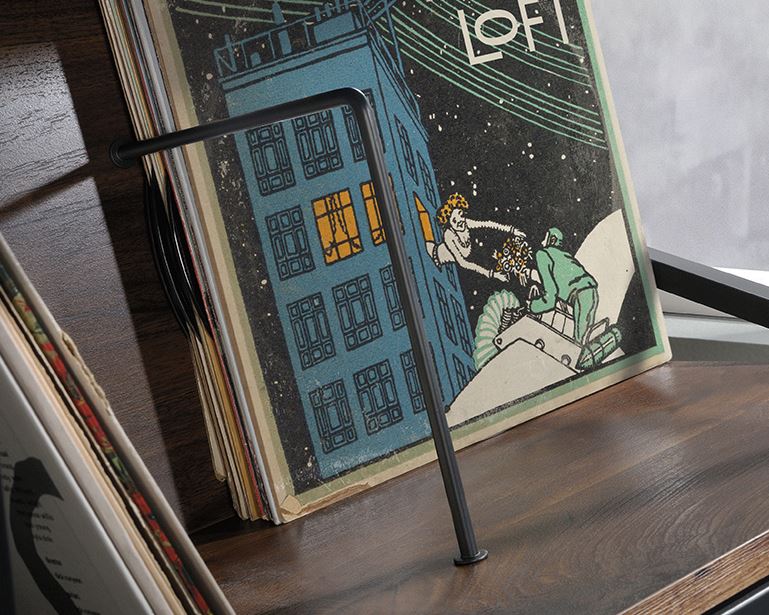 Nova Loft Storage Three Shelf Grand Walnut Finish by Homeportonline