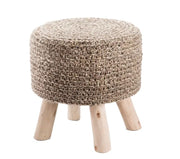 Westport By Rug Republic Pumice Stone Pouf by Homeportonline