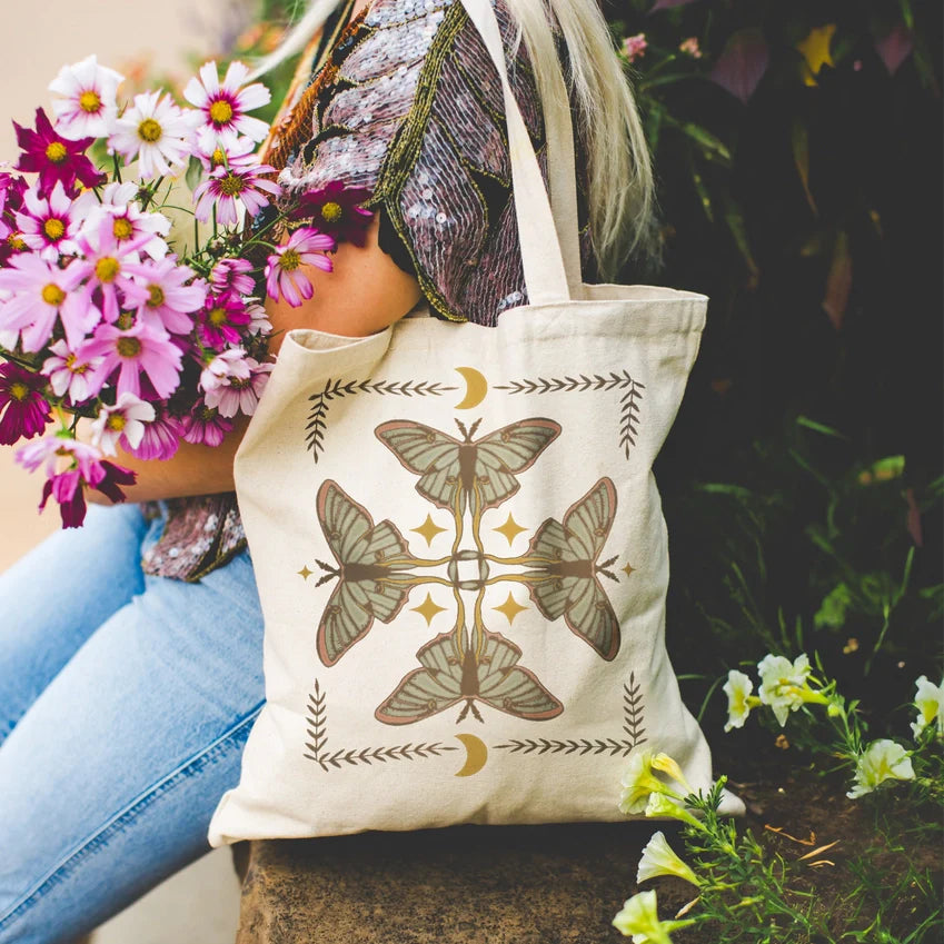 Luna Moth Reusable Shopping Bag